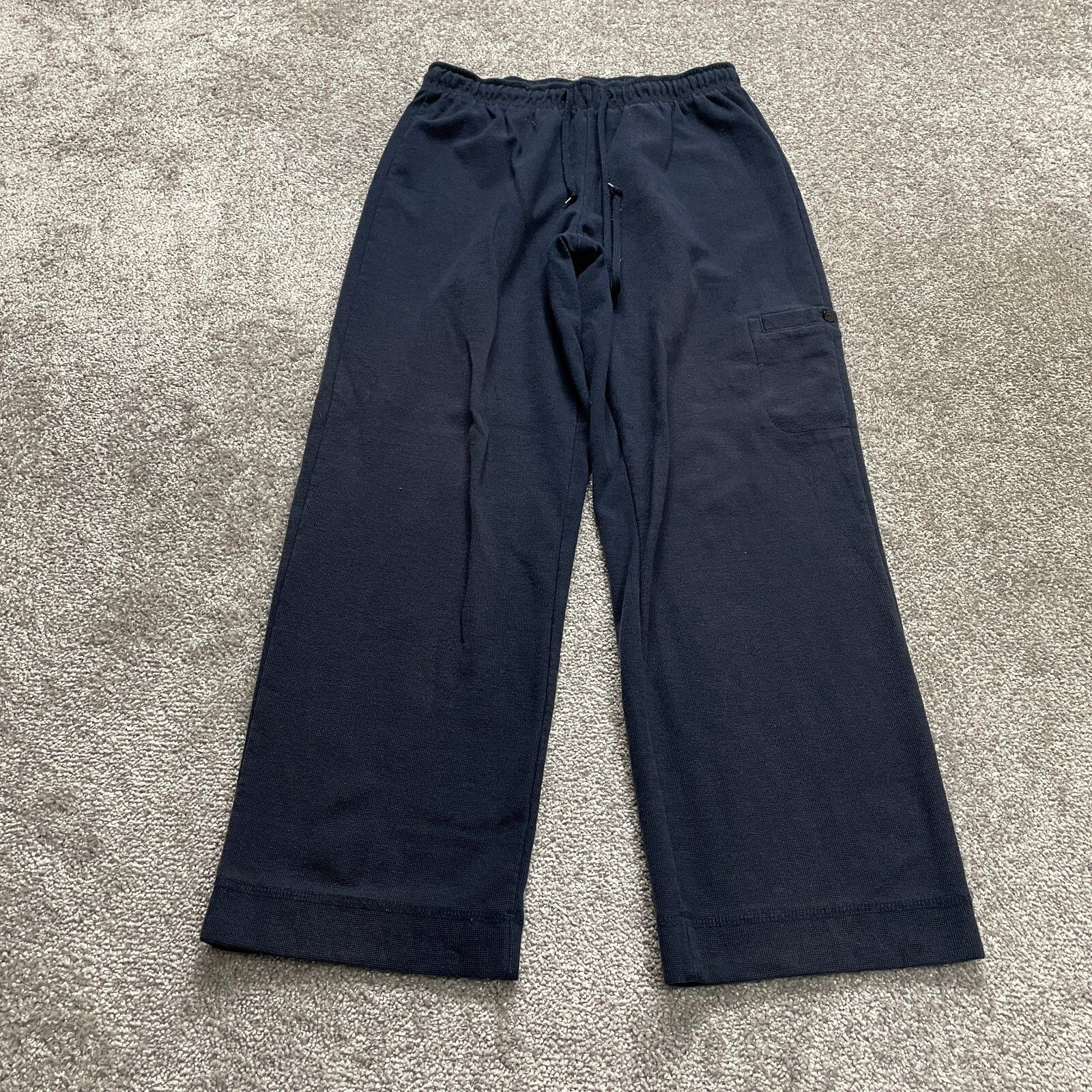 White Stag Sweatpants Womens Small 4/6 Navy Blue Lounge Casual Soft Ladies 28x28